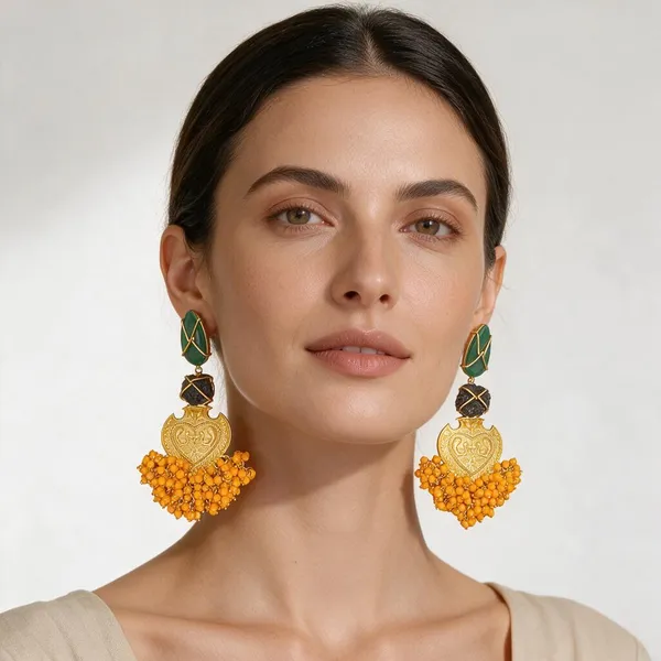 Multicolor_Brass_Earrings_For_Women