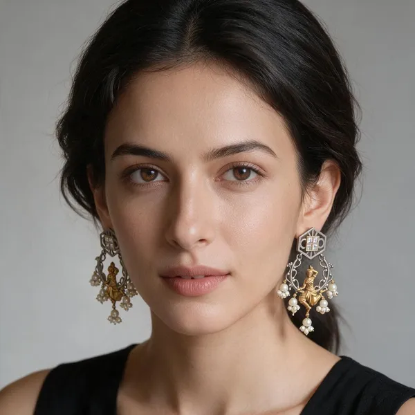 Multicolor_Brass_Earrings_For_Women
