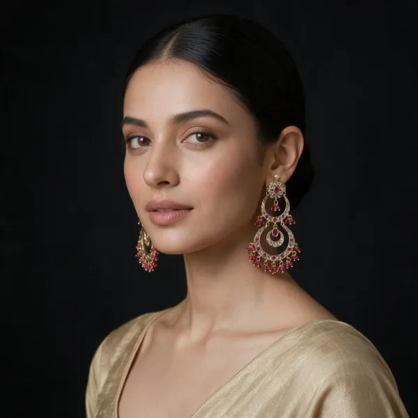 Multicolor_Brass_Earrings_For_Women