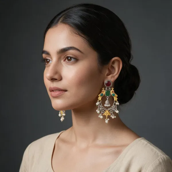 Multicolor_Brass_Earrings_For_Women