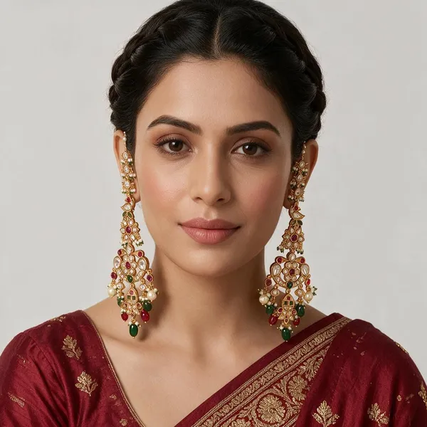 Gold_Brass_Earrings_For_Women