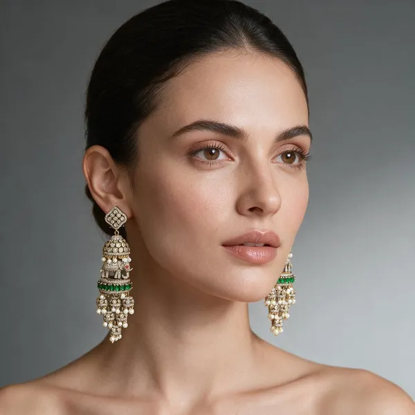 Multicolor_Brass_Earrings_For_Women