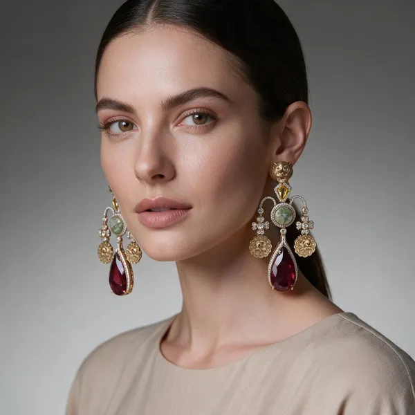 Multicolor_Brass_Earrings_For_Women