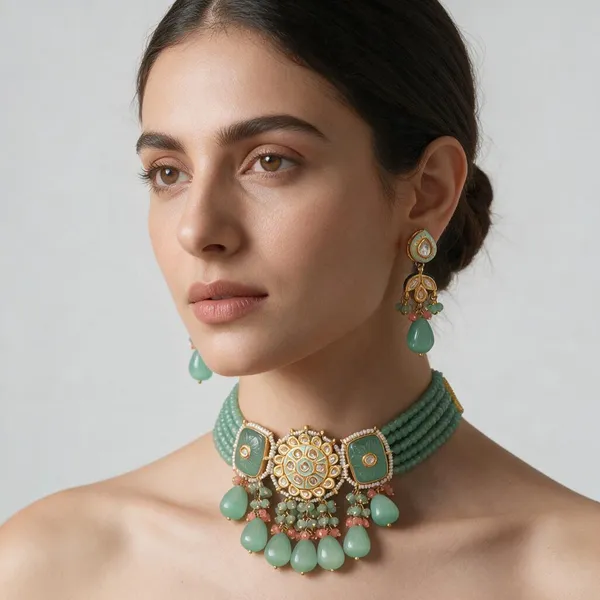 Green_Beads_Necklace_For_Women