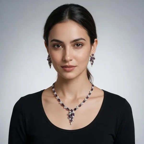 Purple_Stainless_Steel_Necklace_For_Women