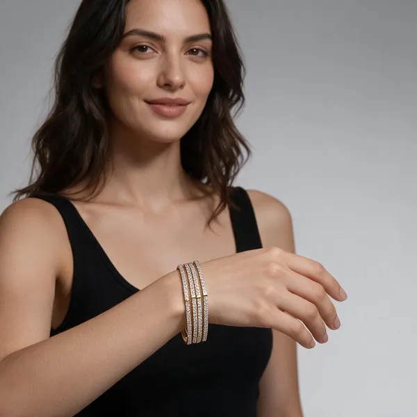 Gold_&_Silver_Stainless_Steel_Bracelet_For_Women