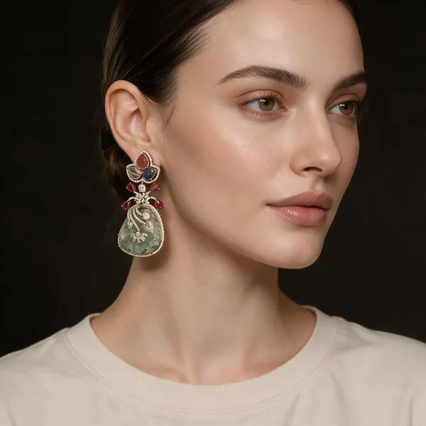 Multicolor_Stainless_Steel_Earrings_For_Women