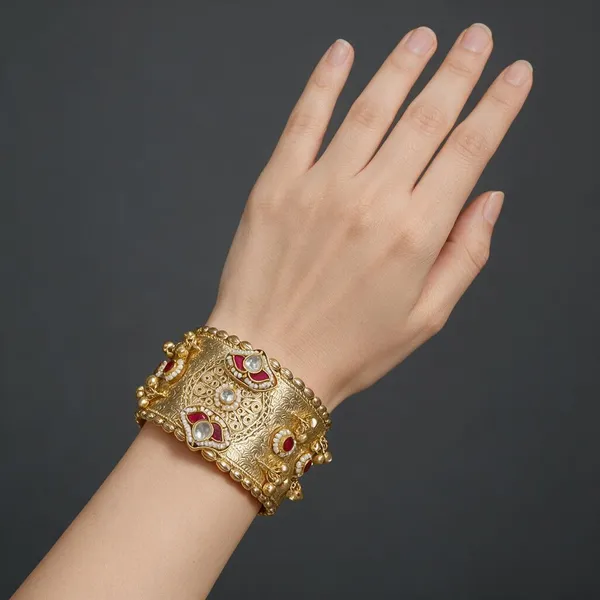 Gold_Brass_Bracelet_For_Women