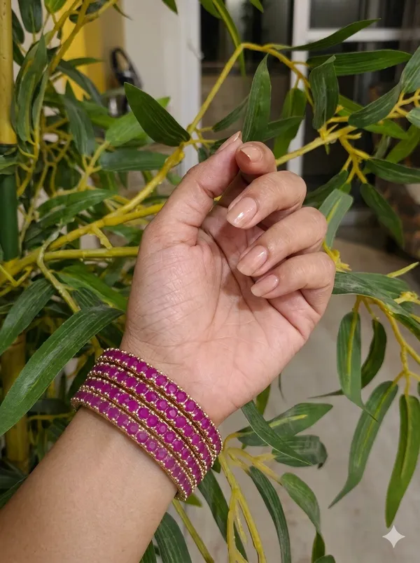 Gold_&_Pink_Stainless_Steel_Bracelet_For_Women