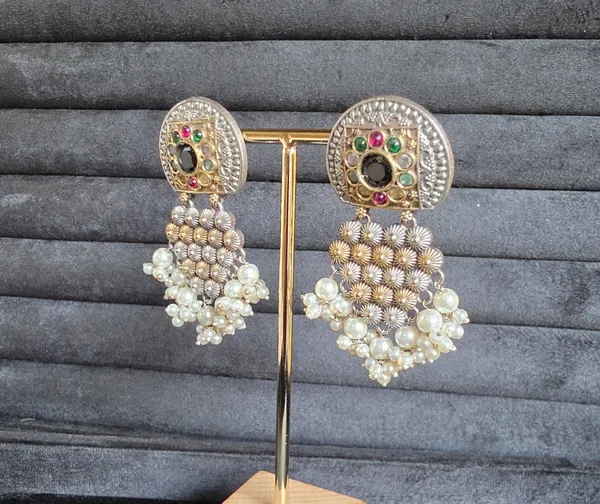 Multicolor_Brass_Earrings_For_Women
