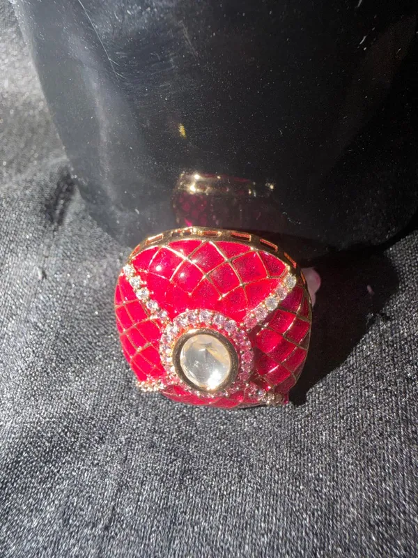 Red_Brass_Rings_For_Women