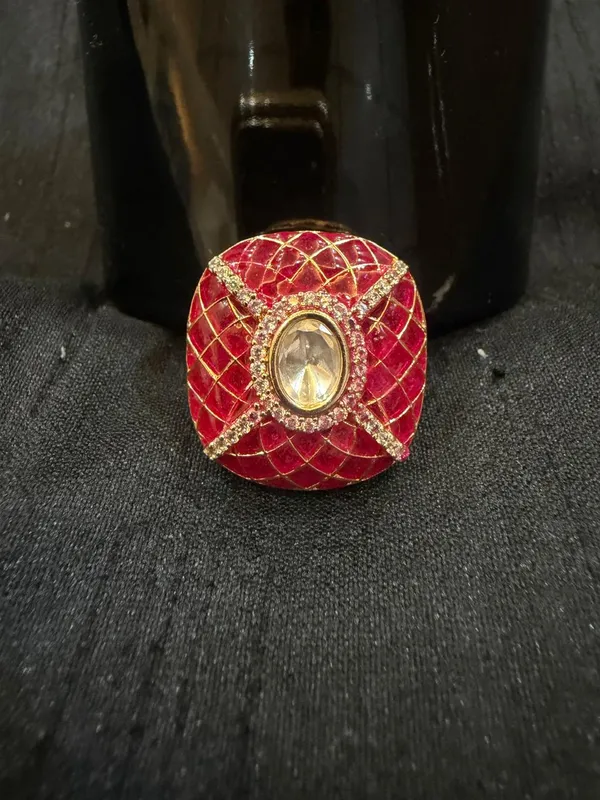 Red_Brass_Rings_For_Women