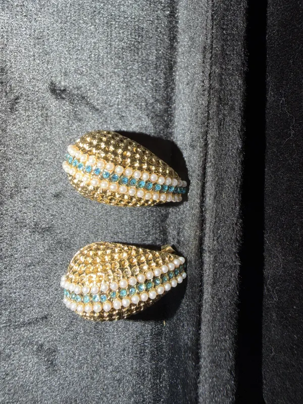 Gold_&_White_Stainless_Steel_Earrings_For_Women