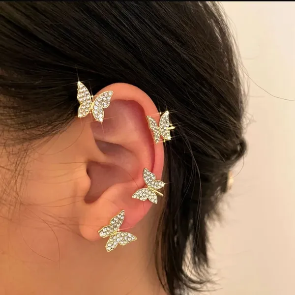 Gold_Tone_Butterfly_Ear_Cuffs_Set_for_Women