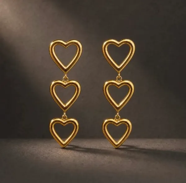 Gold_Hollow_Heart_Charm_Earrings