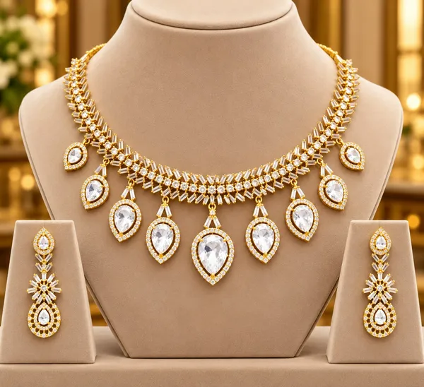 Gold-Tone_Crystal_Statement_Necklace_Set_with_Matching_Drop_Earrings