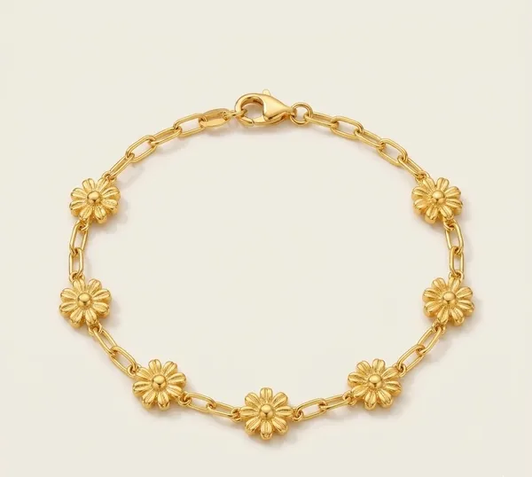 Gold_Flower_Wrist_Bracelet