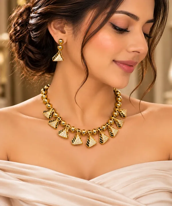 Gold-Tone_Geometric_Necklace_Set_with_Matching_Earrings