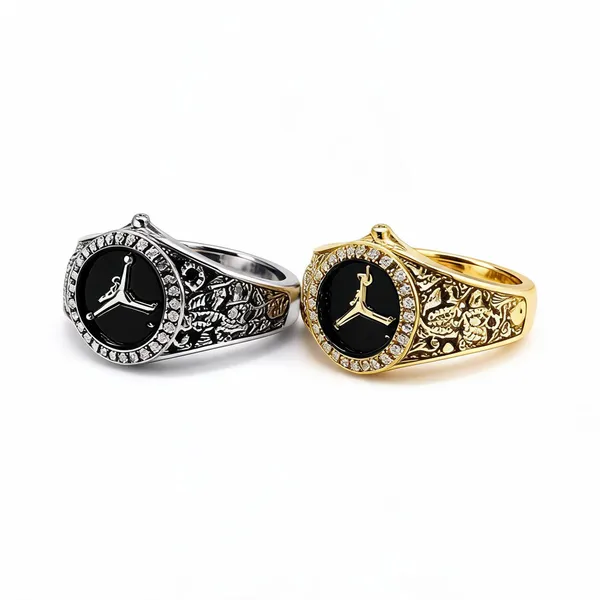 Gold_And_Black_Metallic_Embellished_Ring_For_Women_Pack_of_2