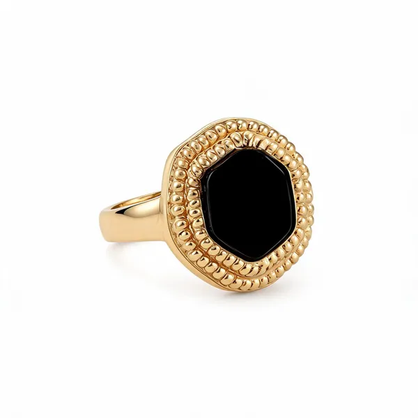 Gold_Tone_Black_Oval_Stone_Ring_For_Women