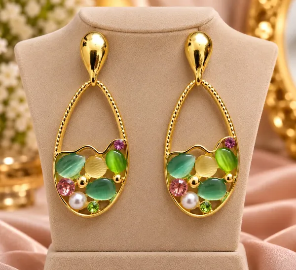 Multicolor_Gold-Tone_Statement_Earrings_