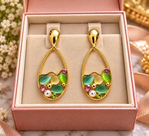 Multicolor_Gold-Tone_Statement_Earrings_