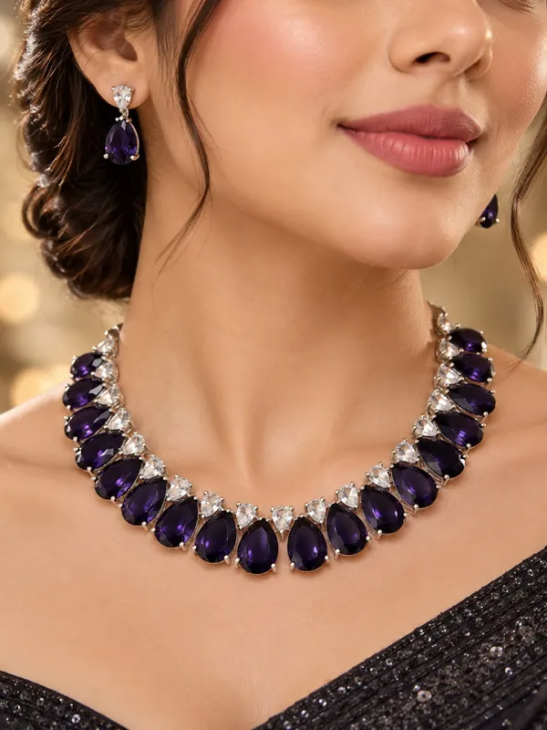Royal_Purple_Stone_Necklace_Set_with_Earrings
