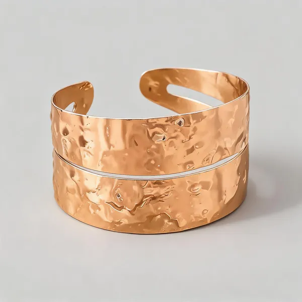 Gold-Tone_Hammered_Open_Cuff_Bracelet_For_Women