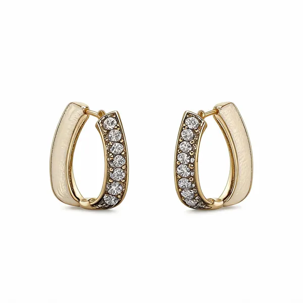 Gold_Tone_Rhinestone_Teardrop_Earrings_For_Women