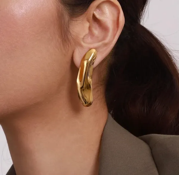Gold_Tone_Sculptural_Hoop_Earrings_for_Women