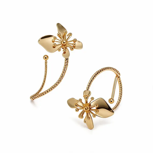Gold_Tone_Floral_Armlet_For_Women
