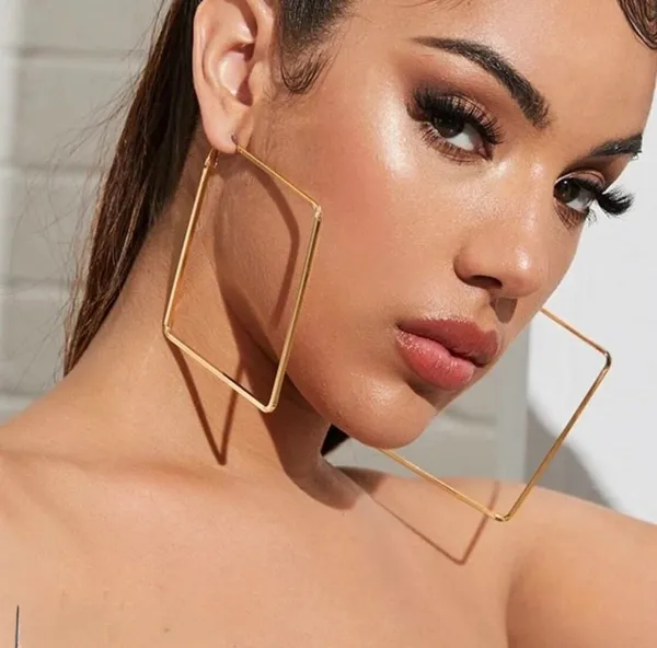 Gold_Tone_Geometric_Square_Drop_Earrings_for_Women