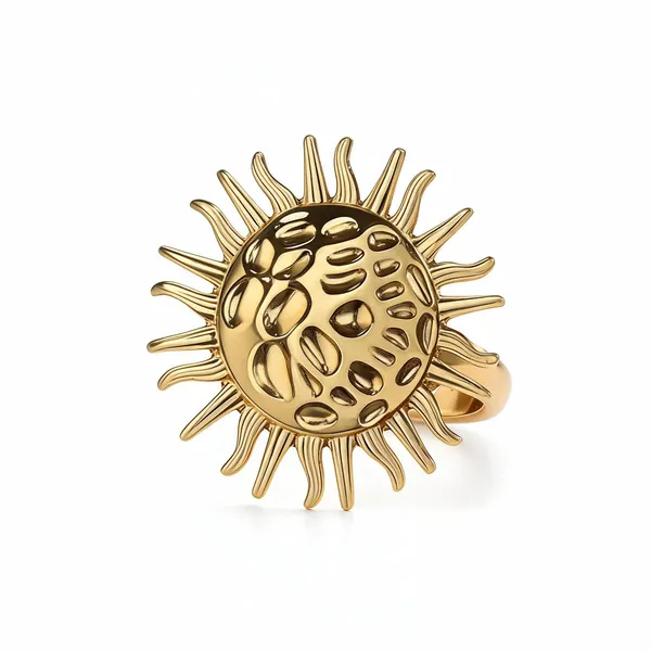 Gold_Tone_Sunburst_Statement_Ring_For_Women