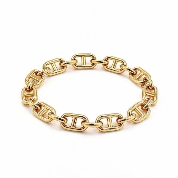 Gold_Tone_Link_Bracelet_For_Women