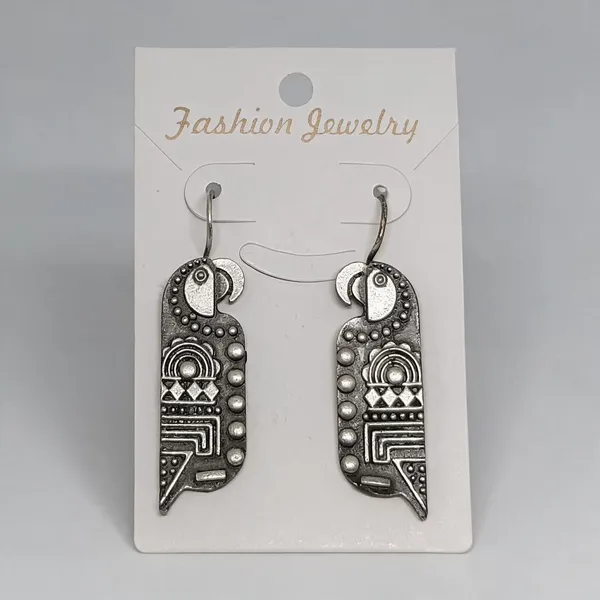 Silver_Alloy_Oxidised_Geometric_Drop_Earrings_For_Women