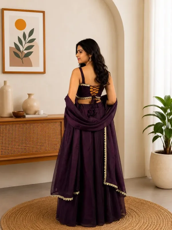 Dark_Plum_Organza_3_Piece_Short_Top_Sharara_Set_For_Women