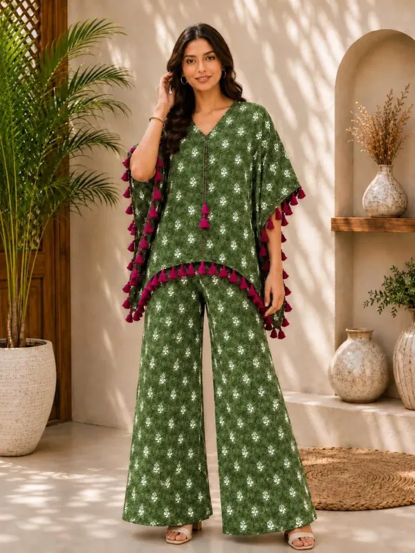 Olive_Green_Cotton_Kaftan_Co_Ord_Set_For_Women