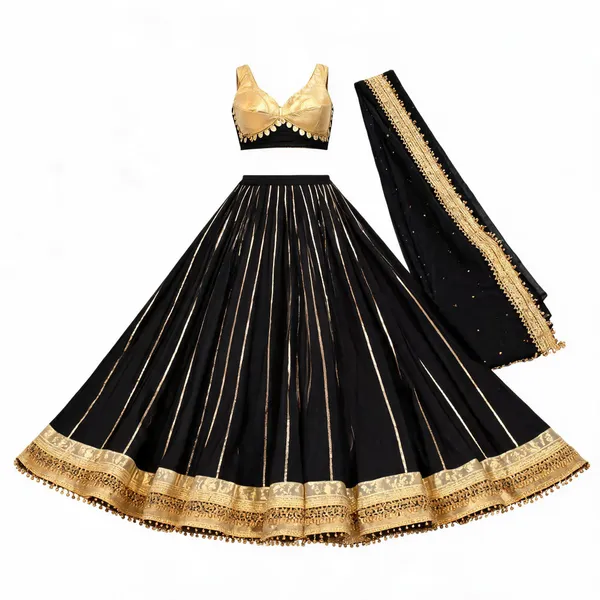 Black_Cotton_Chaniya_Choli_Set_For_Women