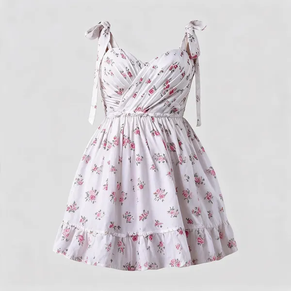 Coral_Mulmul_Corset_Short_Dress_For_Women