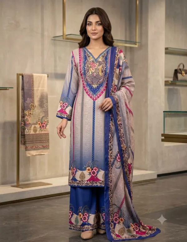 Blue_Printed_Straight_Kurta_Set_For_Women
