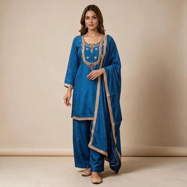 Blue_Embroidered_Straight_Fit_Salwar_Suit_For_Women