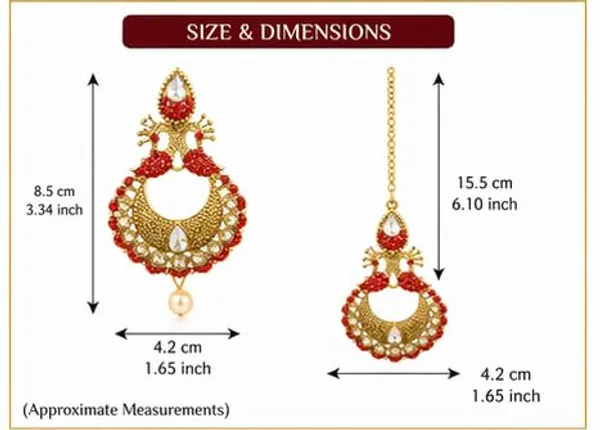 Chandbali_Earrings_With_Maang_Tikka_Set
