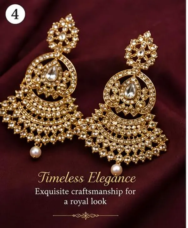 Chandbali_Earrings_With_Maang_Tikka_Set
