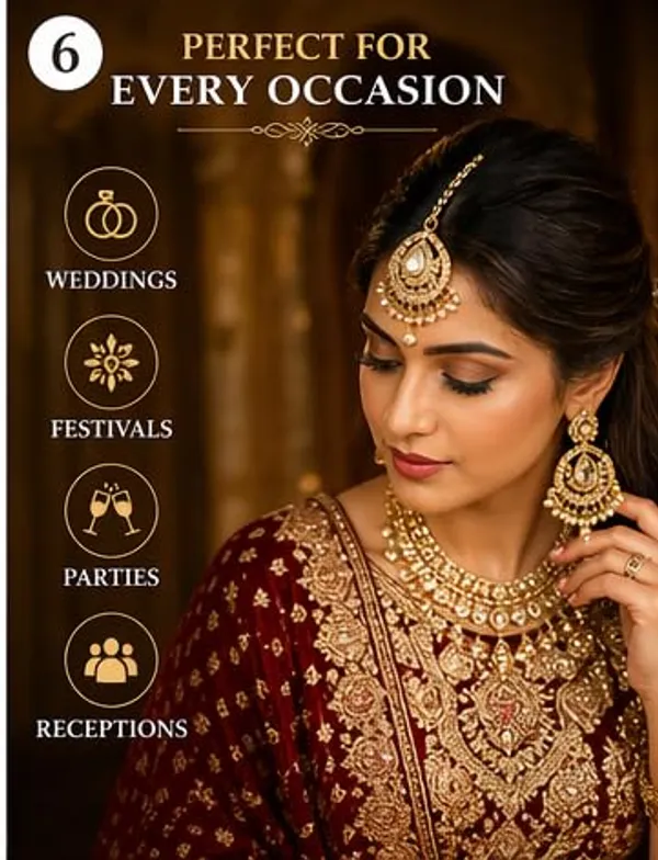 Chandbali_Earrings_With_Maang_Tikka_Set