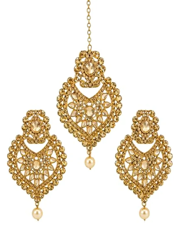 Kundan_Maang_Tikka_And_Chandbali_Earrings_Set