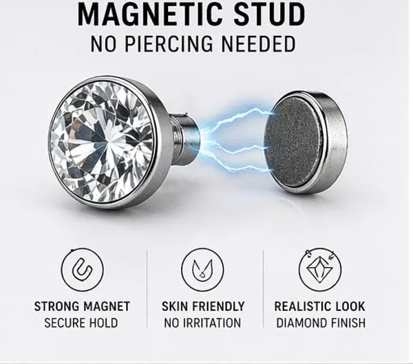 Men_S_Magnetic_Earrings_And_Stud_Combo_Set