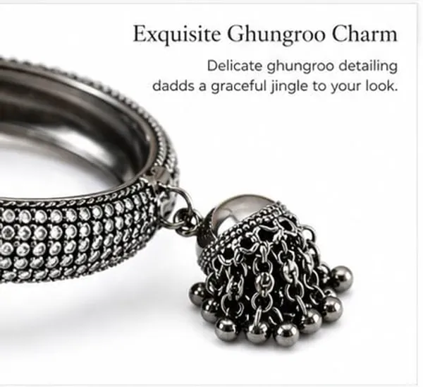 Silver_Plated_Oxidized_Kada_Bangle_Set