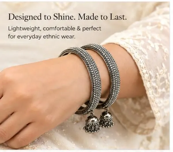 Silver_Plated_Oxidized_Kada_Bangle_Set_For_Women
