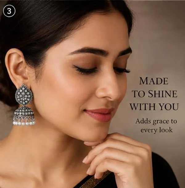 Oxidised_Silver_Plated_Jhumki_Earrings