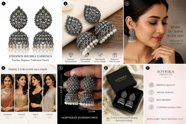 Oxidised_Silver_Plated_Jhumki_Earrings